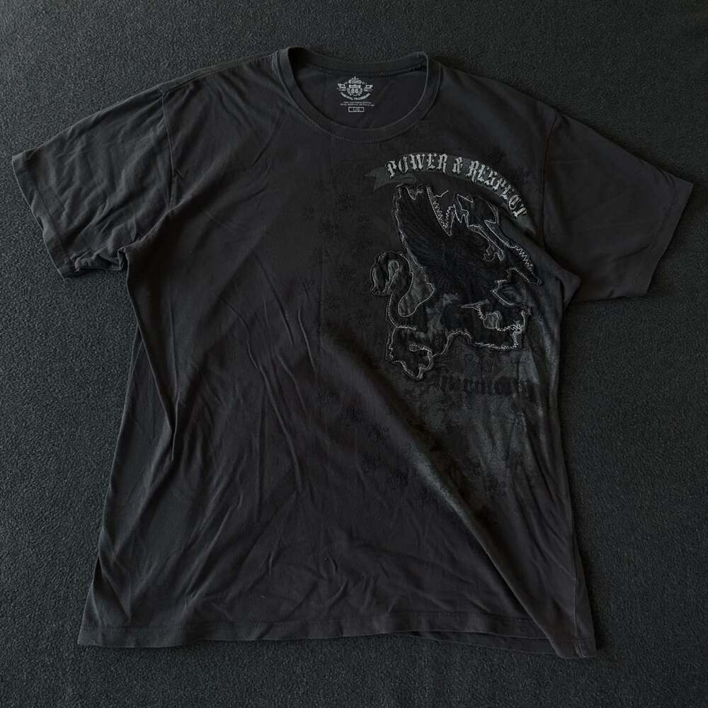 Vintage Route 66 Power & Respect Graphic Tee